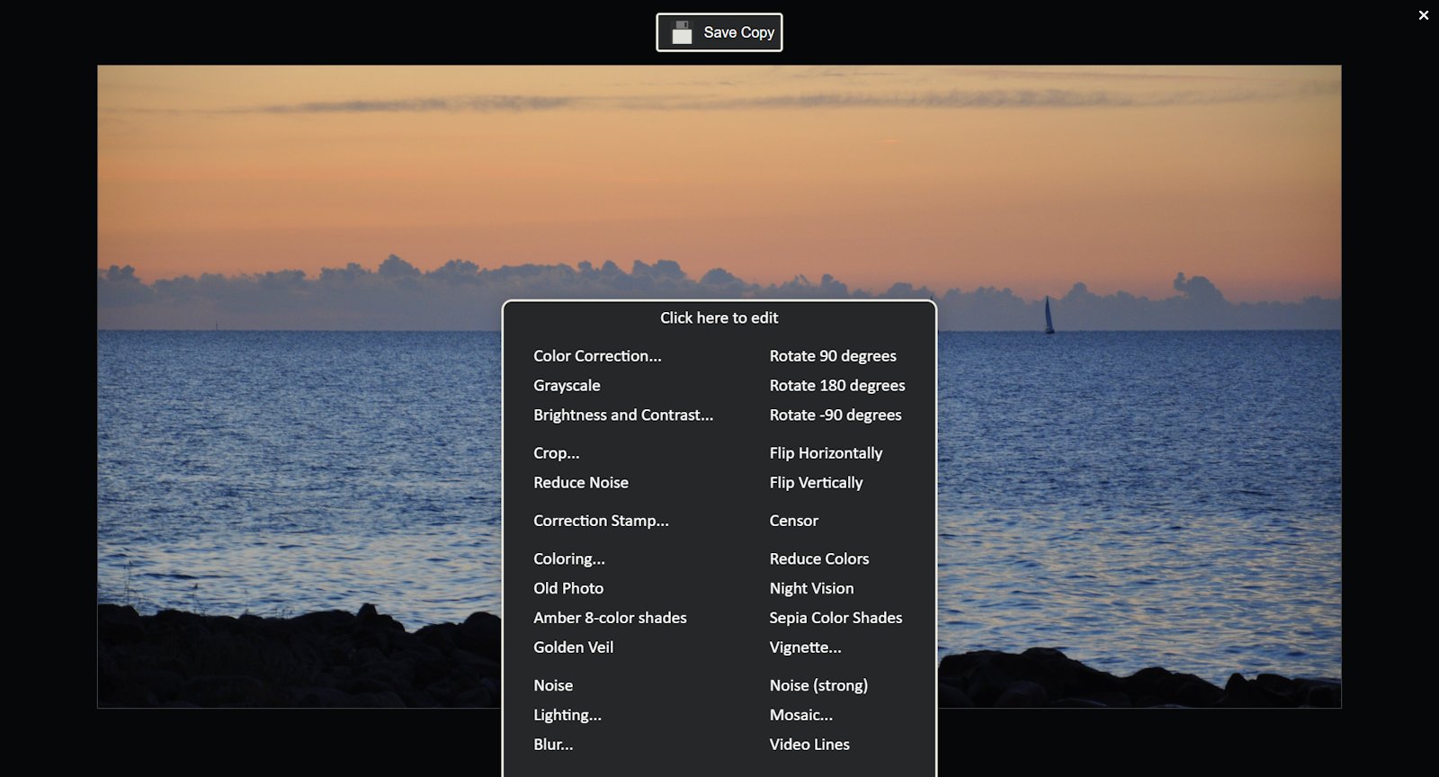 Edit images online